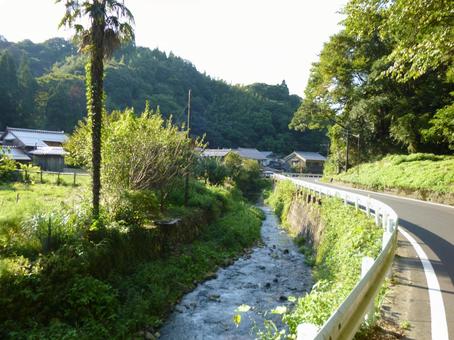 田舎の風景 田舎の風景の写真