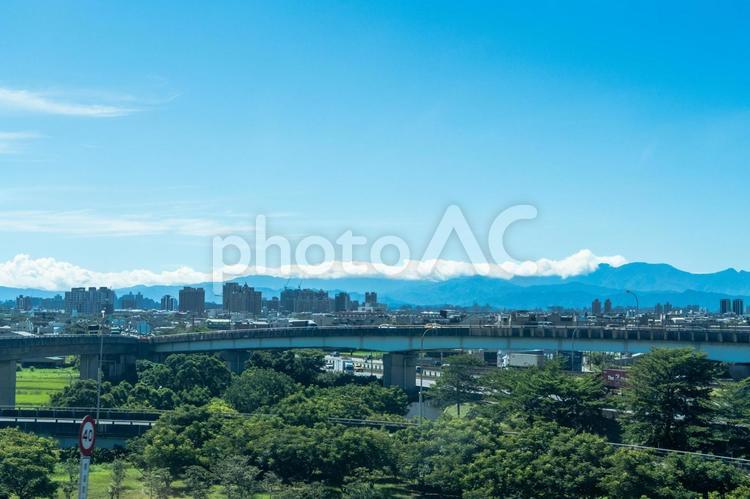 台北の緑と街 台湾,台北,アジアの写真素材