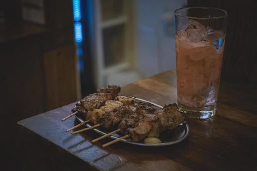 焼きとんとガリサワー 焼きとんとガリサワー 焼きとん,ガリサワー,居酒屋の写真素材