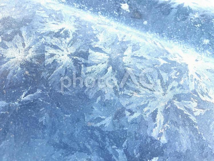 神秘的　氷の結晶 キラキラ,バックイメージ,ロマンチックの写真素材