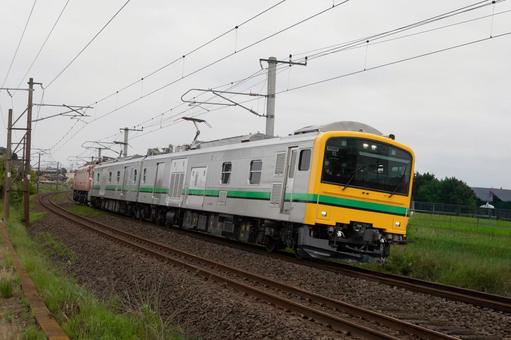 JR東日本事業用車両GV-E430 jr東日本,事業用,試運転の写真素材