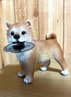 柴犬の置物 柴犬の置物 犬,置物,柴犬の写真素材
