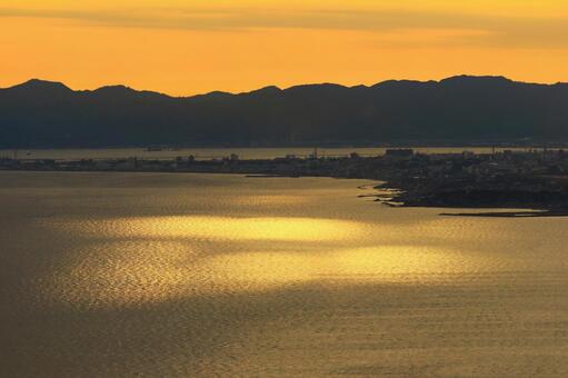 夕景 夕景の写真
