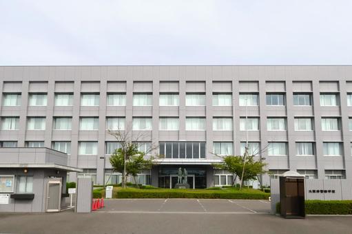 大阪府警察学校りんくう校　正門・本館1 大阪府警察学校,警察学校,りんくう校の写真素材