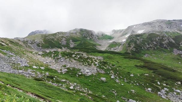 北アルプスの立山山系⑤ 日本アルプス,山,北アルプスの写真素材