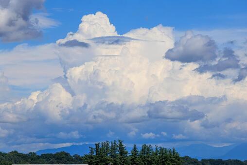 青空と雲 青空,雲,白い雲の写真素材