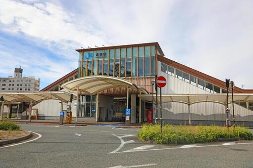 倉吉駅　北口 倉吉駅,倉吉,駅の写真素材