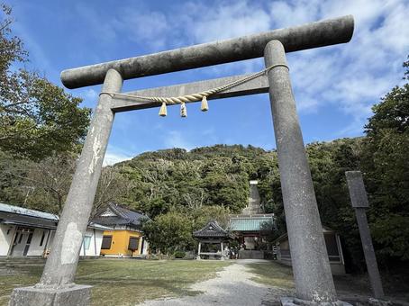須崎神社 鳥居 須崎神社 鳥居 館山,洲崎神社,房総半島の写真素材