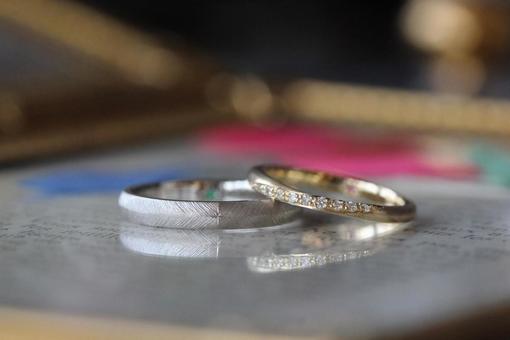 結婚指輪の輝き 結婚指輪の輝き 結婚指輪,ウェディングリング,シルバーリングの写真素材