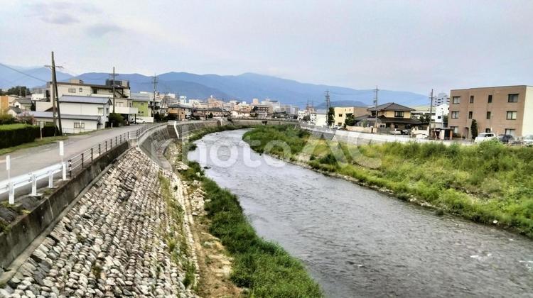 長野松本の風景 松本,まつもと,長野の写真素材