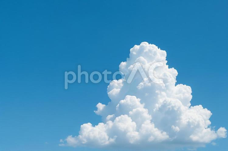 夏の入道雲青空 入道雲,夏,晴天の写真素材