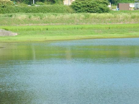 【風景写真】田んぼの風景 【風景写真】田んぼの風景の写真