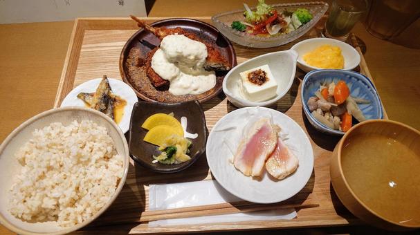 バランスのいい食事 バランスのいい食事の写真