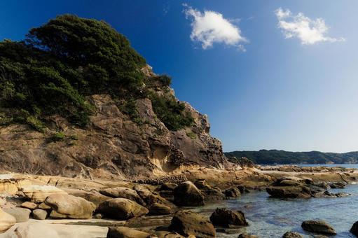 竜串海岸（高知県土佐清水市） 竜串海岸,土佐清水市,高知県の写真素材