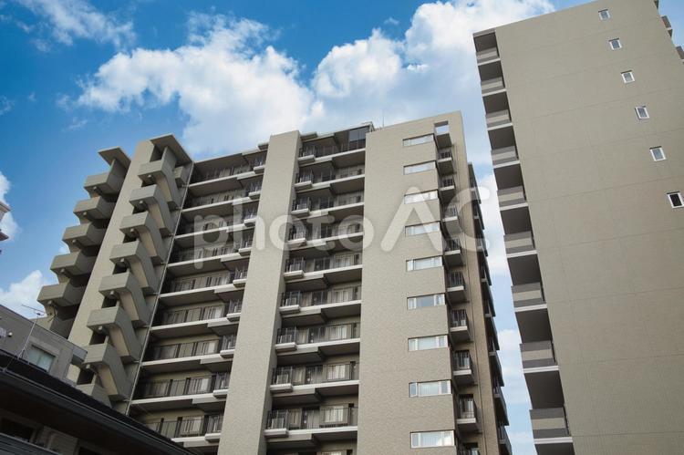新築マンションのイメージ マンション,高層マンション,新築マンションの写真素材