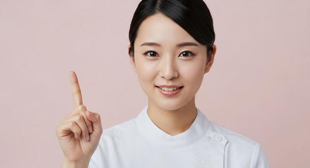アドバイスをしているナース アドバイスをしているナースの写真