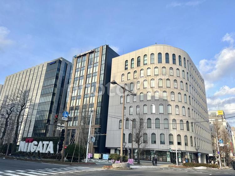 新潟駅前 新潟駅前,新潟駅,新潟市内の写真素材