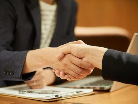 Business image / handshake, compartir oficina, apretón de manos, independiente, JPG