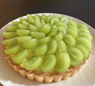 タルト タルト シャインマスカット,タルト,お菓子の写真素材