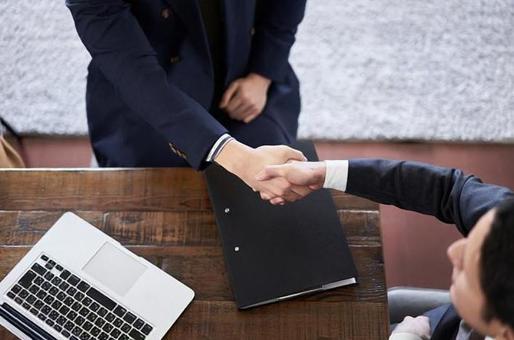 Asian businessman shaking hands, JPG Asian businessman shaking hands, व्यवसायी, हाथ मिलाना, बैठक, JPG