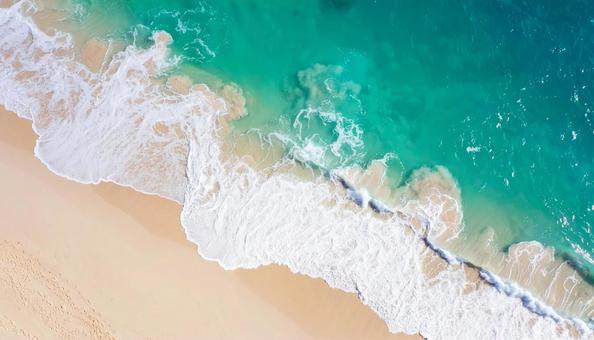 南国のきれいな海の白浜 南国のきれいな海の白浜の写真