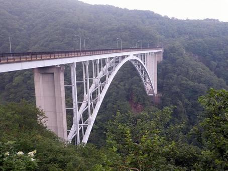 霧降高原の六方沢橋 霧降高原の六方沢橋 六方沢橋,栃木県,日光市の写真素材