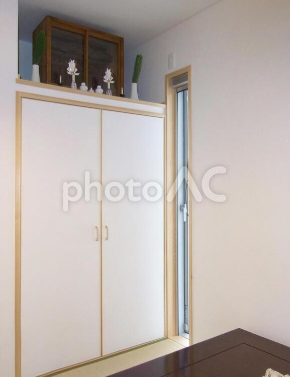 90727.押入れと神棚 押入れ,神棚,和室の写真素材
