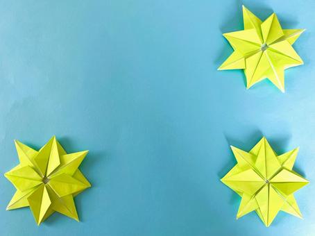 折り紙作品(シャイニングスター)4 折り紙作品(シャイニングスター)4 シャイニングスター,星,折り紙の写真素材