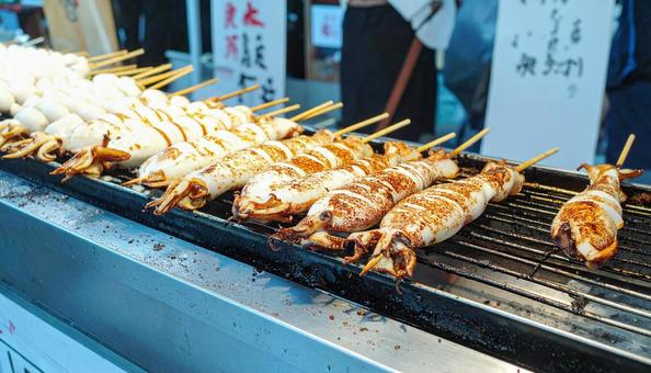 イカ焼き イカ焼きの写真