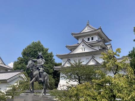 大垣城 大垣城 大垣城,岐阜,大垣市の写真素材