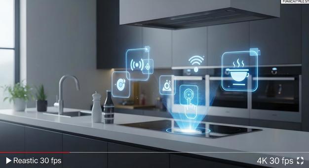 スマートキッチンの未来の写真