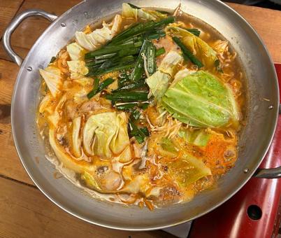 もつ鍋 もつ鍋 居酒屋,居酒屋メニュー,もつの写真素材