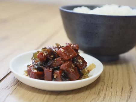まぐろの佃煮 まぐろの佃煮の写真