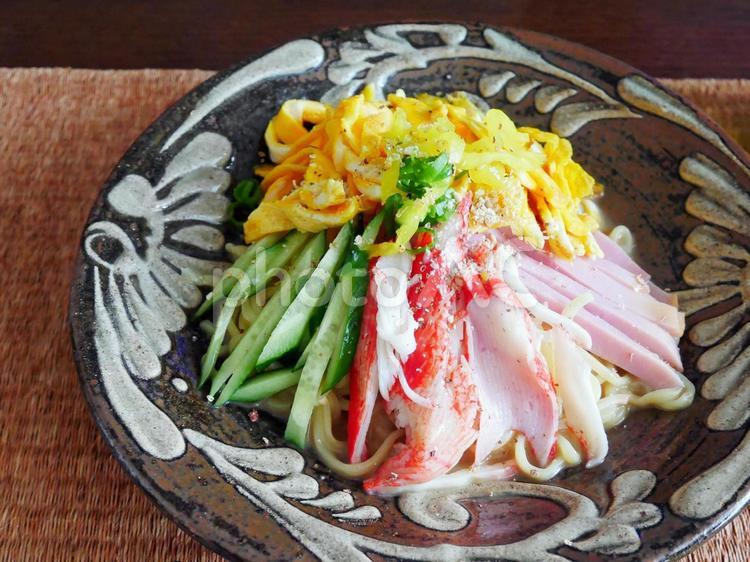 冷やし中華 冷やし中華,麺,中華の写真素材
