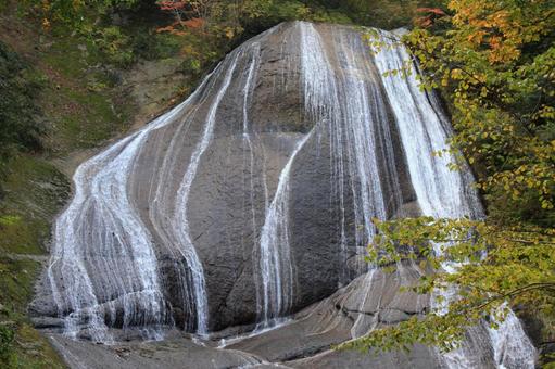 滝 滝 みろくの滝,自然,岩の写真素材