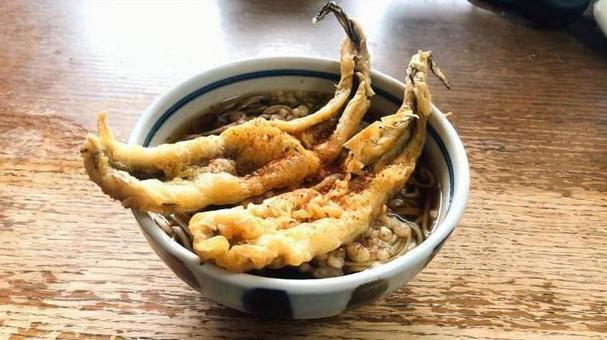 穴子天そば 穴子天そば 穴子天そば,蕎麦,穴子天の写真素材