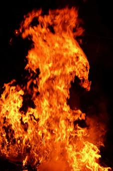 炎　2025-1 火祭り,災,火の写真素材