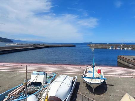 Photo, fishing port, port, fishing boat, 