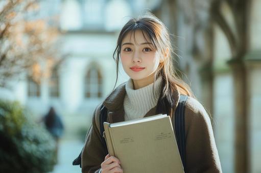 海外の大学へ留学している日本人学生 海外の大学へ留学している日本人学生の写真