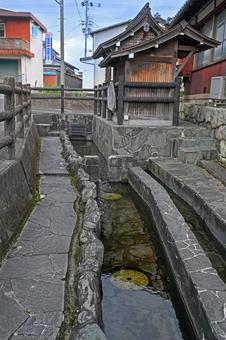 滋賀・近江八幡市 北川湧水(喜多川湧水) 滋賀・近江八幡市 北川湧水(喜多川湧水)の写真