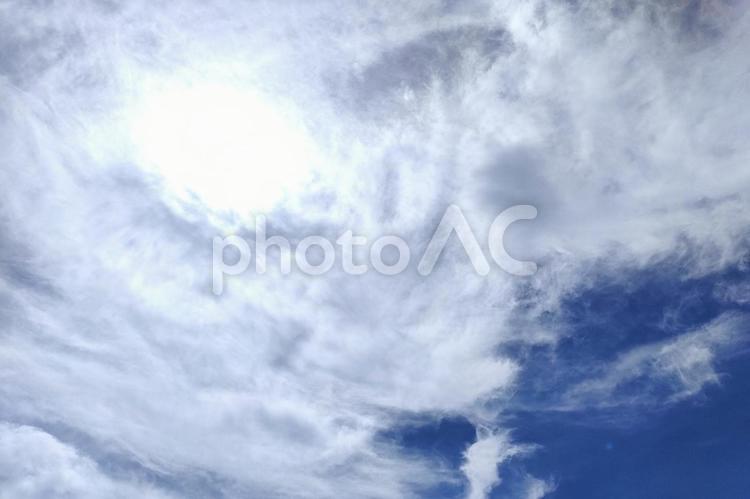 日差しと青空 青空,晴天,晴れの写真素材