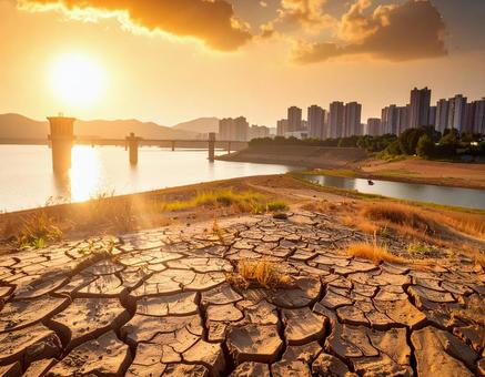 地球温暖化イメージ 地球温暖化イメージの写真
