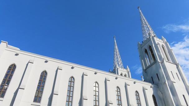 カトリック布池教会　大聖堂 カトリック布池教会,布池カトリック教会,教会の写真素材