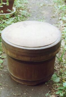 昔使っていたおひつ 昔使っていたおひつの写真