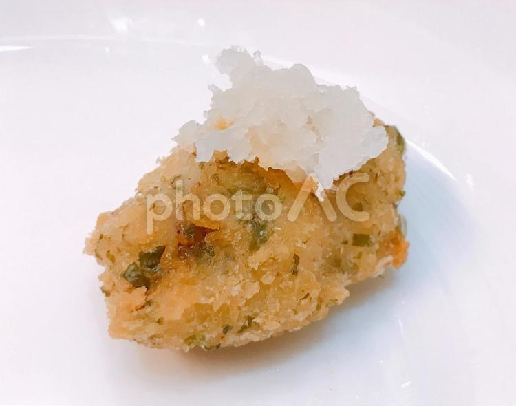 白身魚磯部大根おろし 白身魚磯部大根おろし,大根おろし,さっぱりの写真素材