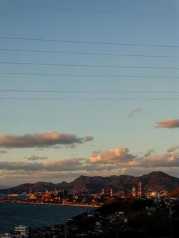 音戸の形式 音戸の絶景,呉市,海の写真素材