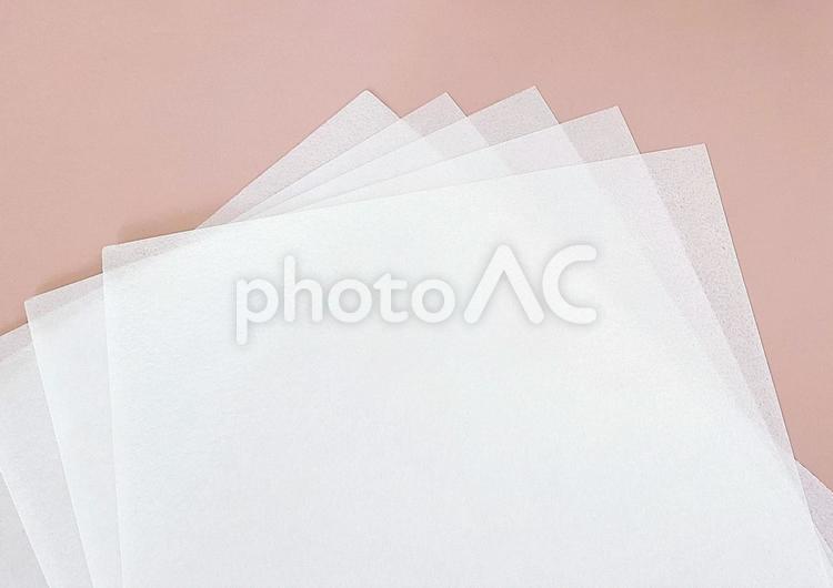 ウエハーペーパ― ウエハーペーパー,ジャガイモのでんぷん,でんぷんの写真素材