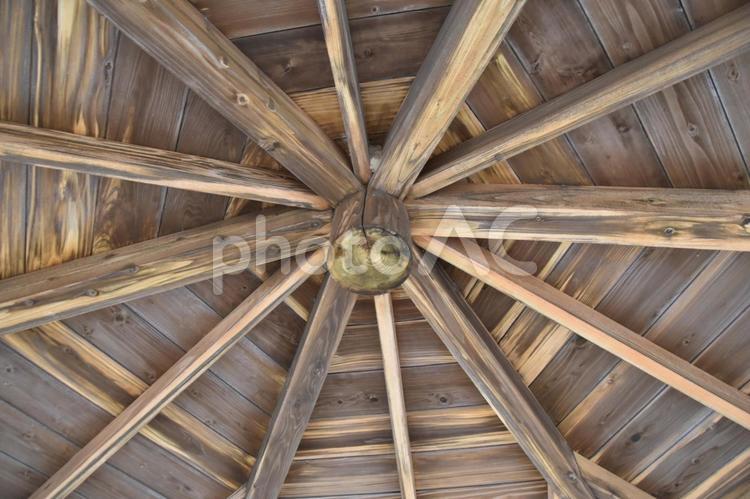 木造の屋根 木造,屋根,建物の写真素材
