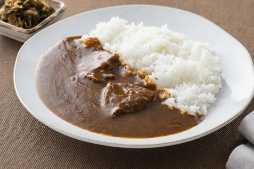 カレーライス カレーライス カレーライス,カレー,食事の写真素材
