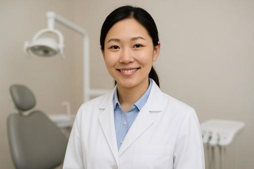 女性歯科医 女性歯科医の写真